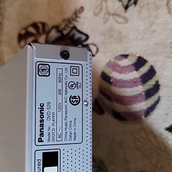 WITH REMOTE Gently loved Panasonic DVD MP3 JPEG player model DVD-S29 WITH REMOTE - Picture 11 of 12